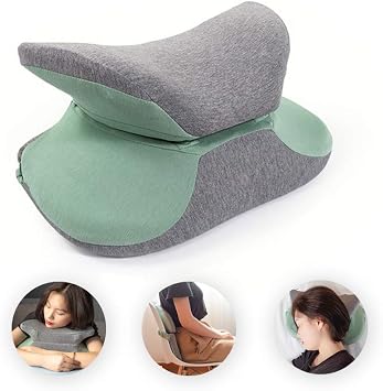 Newest Model Nap Pillow, Stomach Pillow, Neck Pillow, Memory Foam, Stomach, Office, Desk Pillow, Multifunctional, Lumbar Pillow, Back Cushion, Neck Pillow, Travel Pillow, Home, Children, Chair, Car, Green