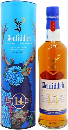 Glenfiddich 14 Year Old Bourbon Barrel Reserve 2024 Festive Limited Edition