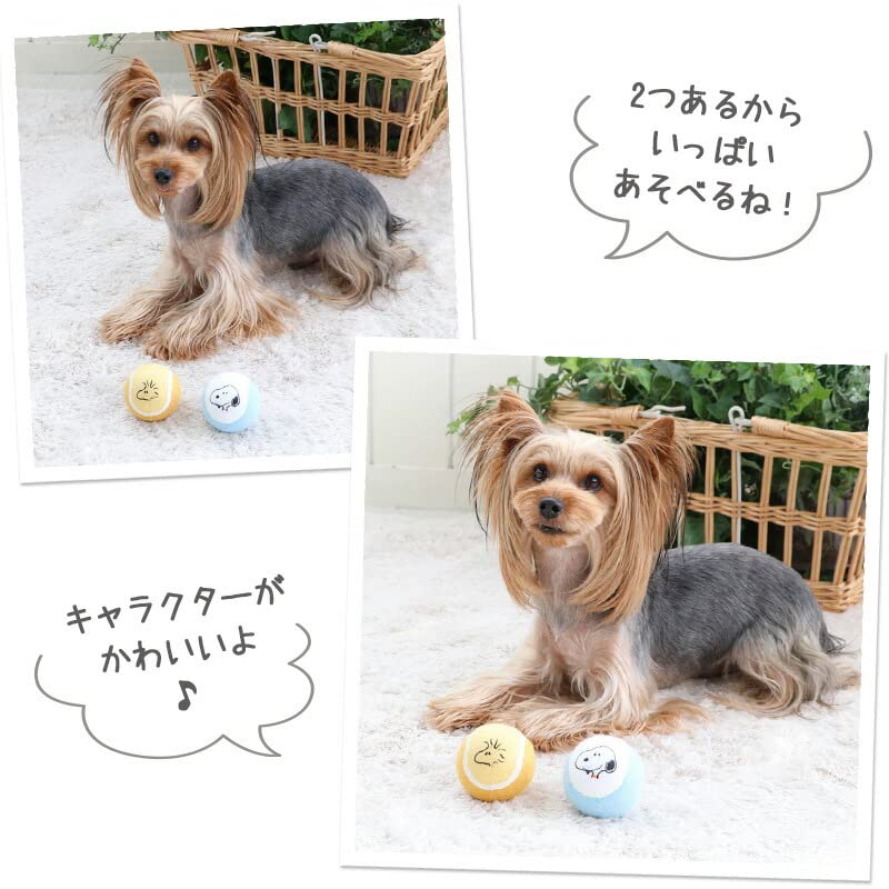 スヌーピーテニスボール2個 SNOOPY スヌーピー やわらか硬式テニスボール 2球入り SN-106