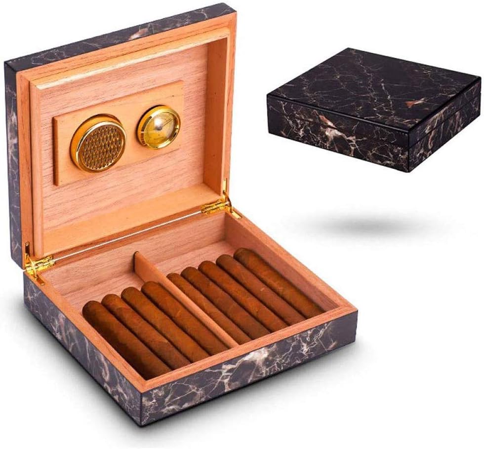 Hygrometer with Humidifier and Humidifier - Wear-Resistant Versatile Strong Wear-Resistant Seal Good Cigar Box Suitcase Cigar Box
