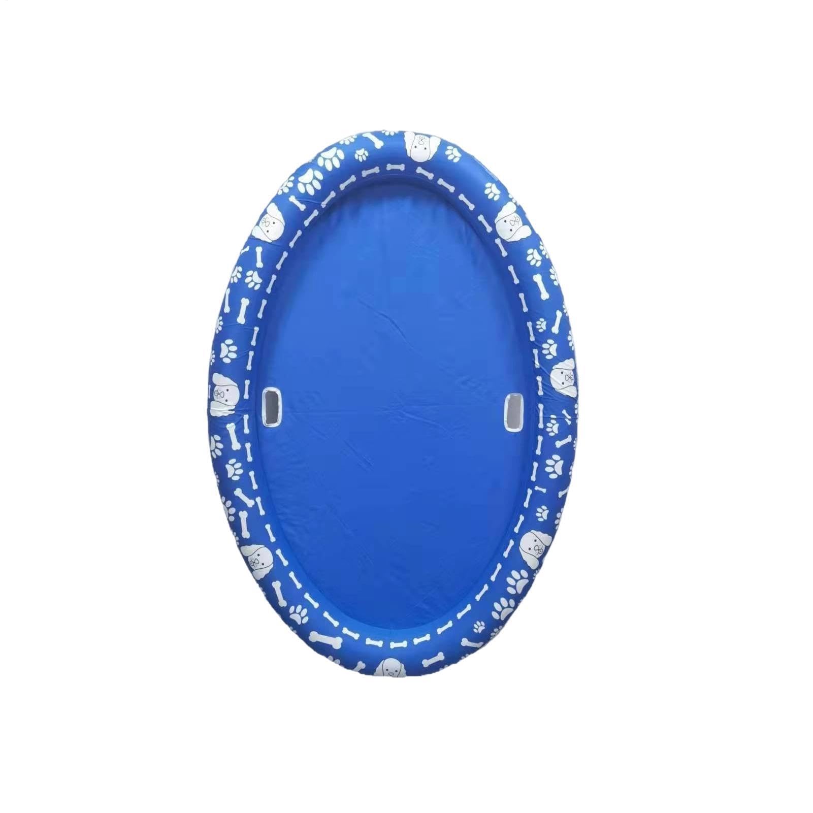 Flotadores de piscina para perros Balsa Inflable Resistente A Los Desgarros | Balsa De Perro Para Verano, Natación, Agua, Lago, Estanque, Río, Playa, Gato, Cachorro
