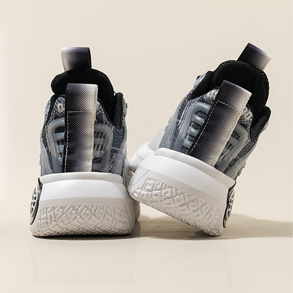 Hixingo Enfant Chaussure de Basketball Garçon Sneakers Baskets Enfant Filles Mode Baskets de Basket-Bal Hautes pour Chaussures de Sport, pour Mixte Homme Femme Jeunes