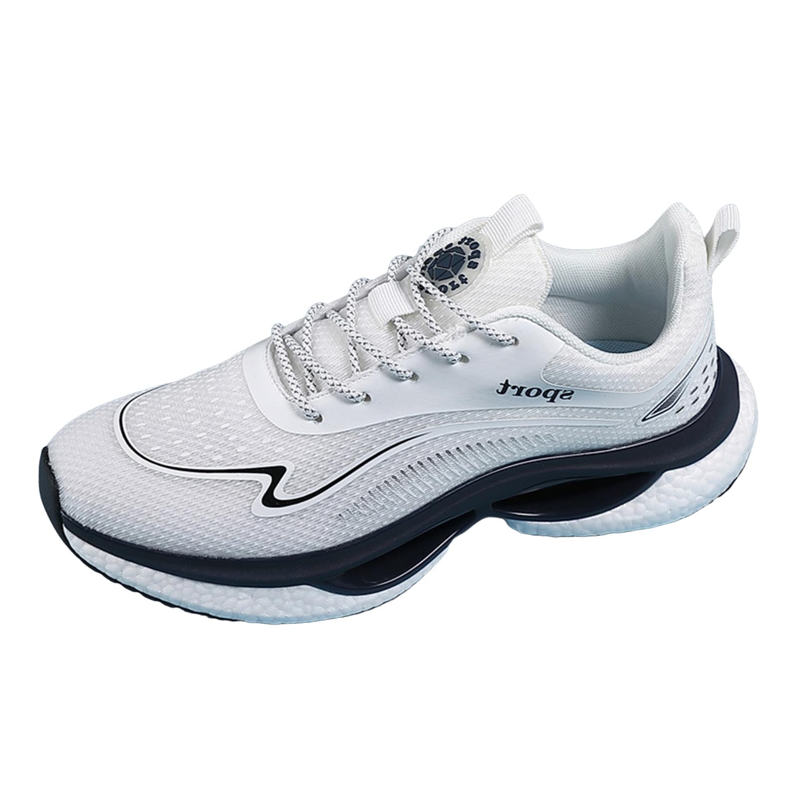 Genérico Zapatillas De Running De para Mujer, Deportivas, Tenis Zapatillas para Correr Mujer Cuero Blancas Zapatos S Lona Correr Ultraligeras Y Transpirables