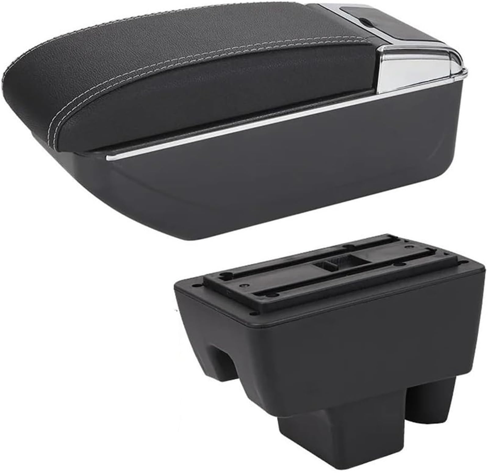 Drezzo Arm Rest Cover for Car For Polo Armrest Car Box Accessories Interior Storage Centre Console