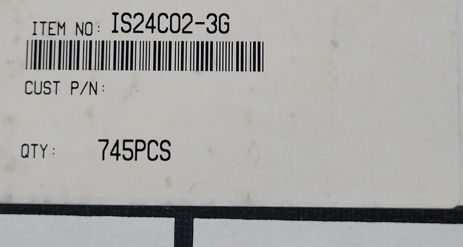 (1 PC) IS24C02-3G ISSI