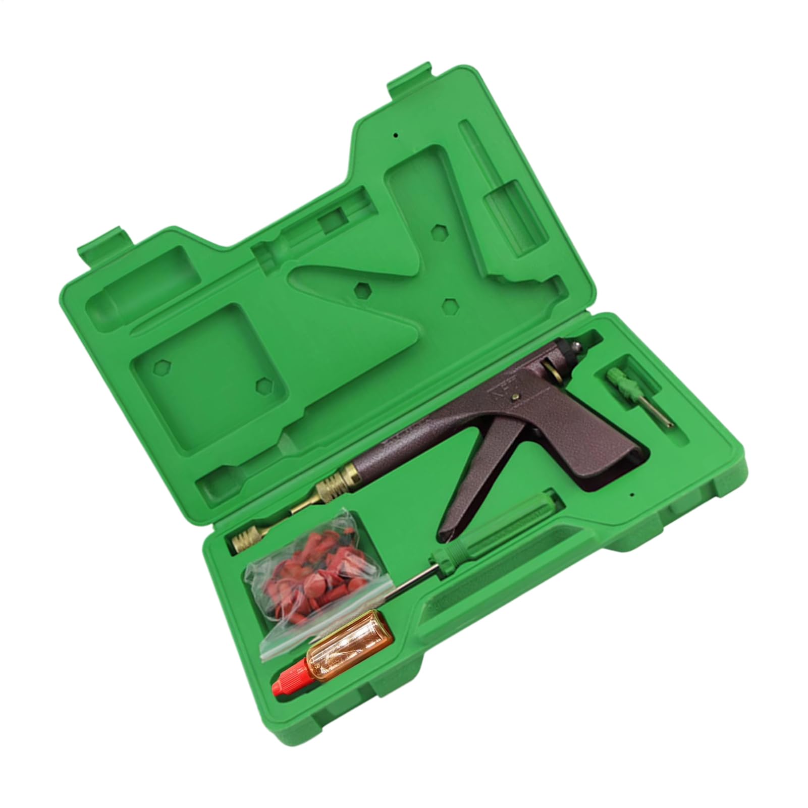 Kit Reparación Neumáticos Moto Herramienta Compresor Portátil | Kit de Reparación de Neumáticos para Coche Inflador para Carretera ATV Camión Tractor Cortacésped Moto de
