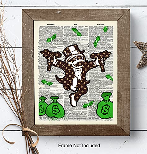Yellowbird Art & Design Large 11X14 - Designer Lv Monopoly Man Poster thumb #7