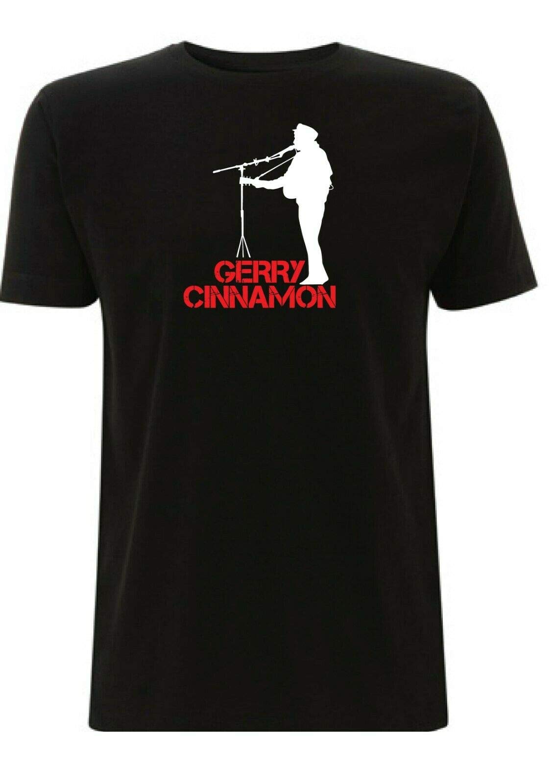 Time 4 Tee Men's Black Gerry Cinnamon T Shirt Inspired Trsmt Festival Tour Glasgow Scotland Belter Gig (Small, )