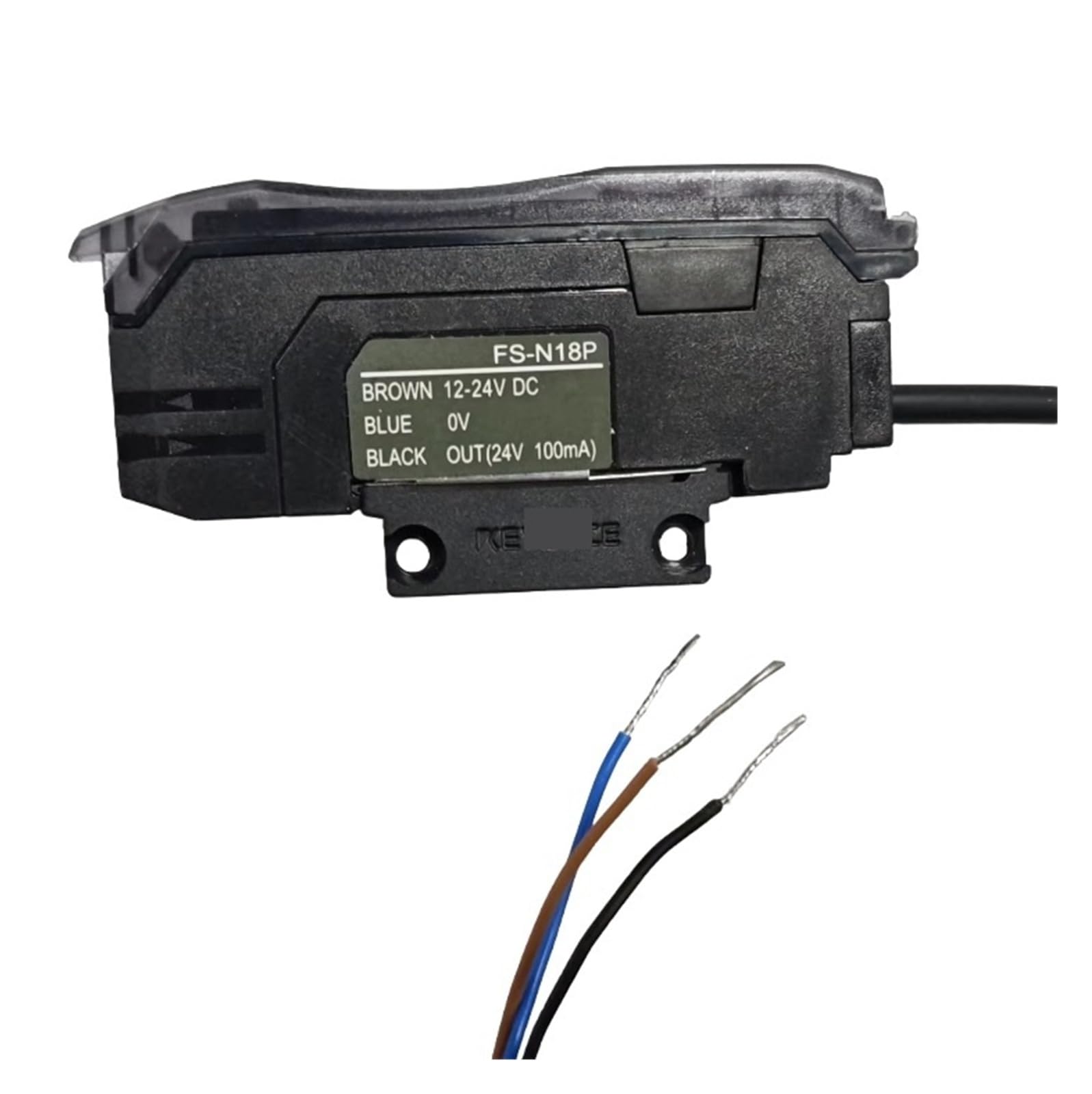 Czujnik fotoelektryczny FS-N18P, czujnik światłowodowy, przełącznik fotoelektryczny, wzmacniacz światłowodowy cyfrowy, oryginalne opakowanie, nigdy nie używane, natychmiastowa wysyłka Do użytku