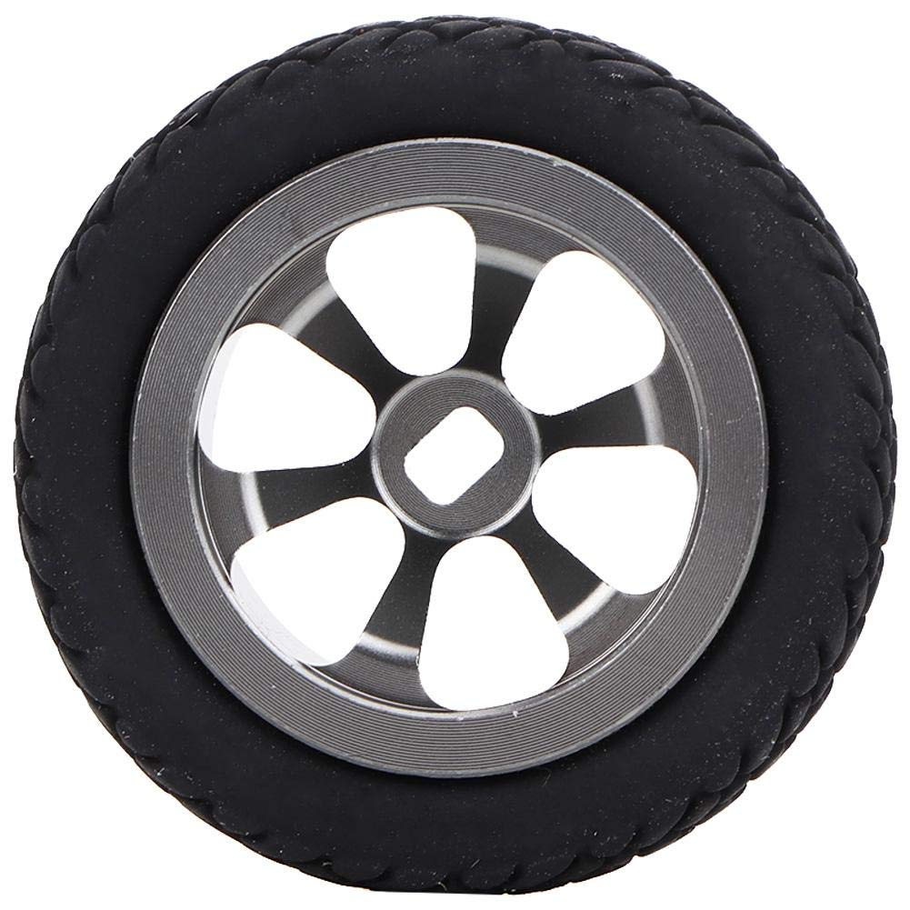idalinya Rc Tire 4pcs Rc Car Model Upgrade Accessories Fit for Wltoys 1/28 K989-53 Rc Aluminum Tires(Titanium)