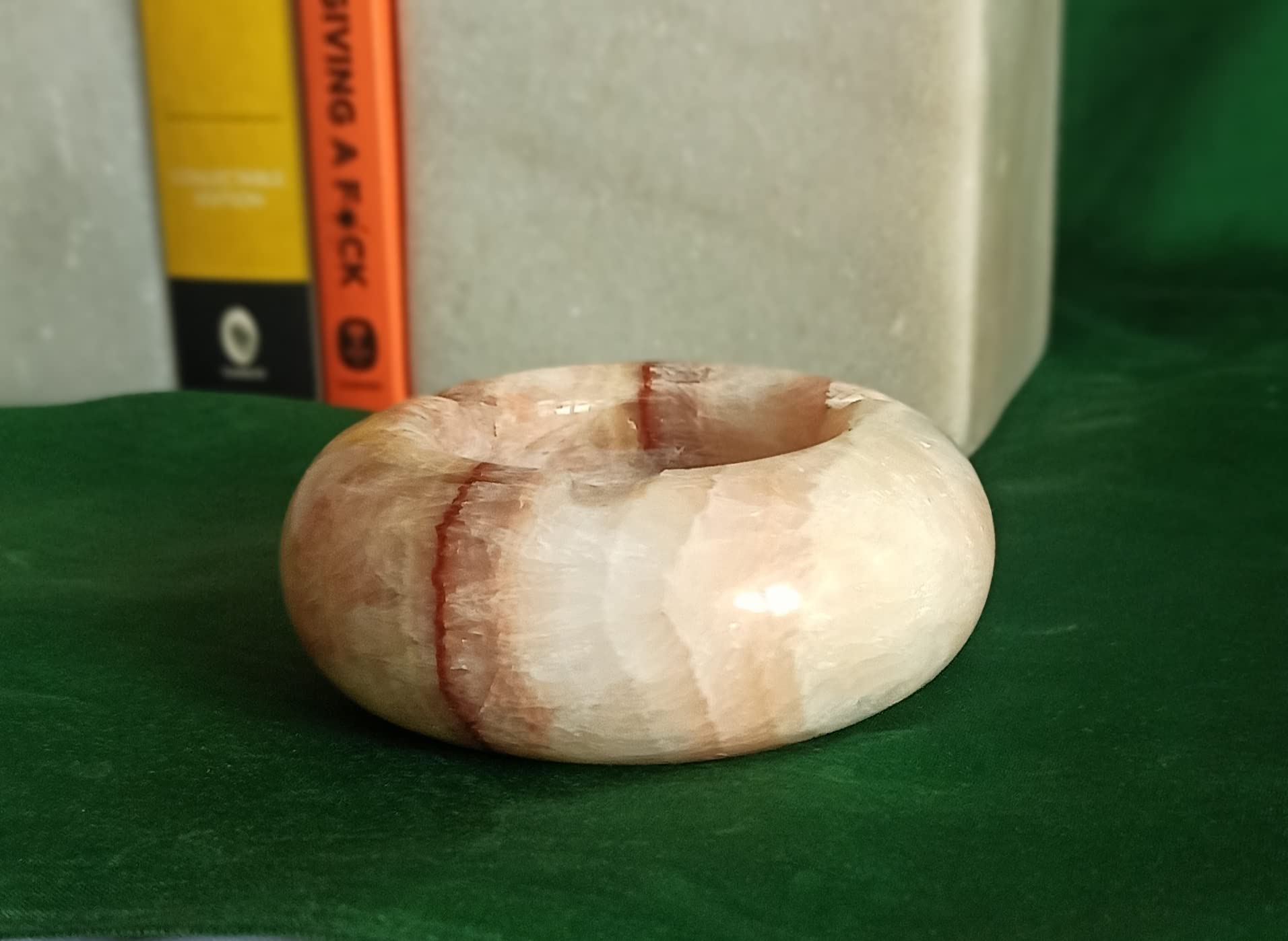 Rameshwaram Marble Onyx Stone Ash Tray Gift for Him | Ash Tray | Table Organizer | Natural Stone Ash Tray | Marble Ash Tray-picture-10