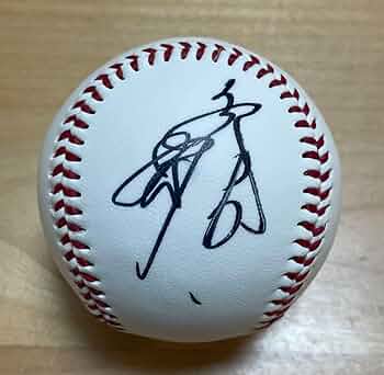 【綺麗なサインです】ジャイアンツ　坂本勇人選手　直筆サインボール 綺麗なサインです】ジャイアンツ 坂本勇人選手 投入れ 直筆