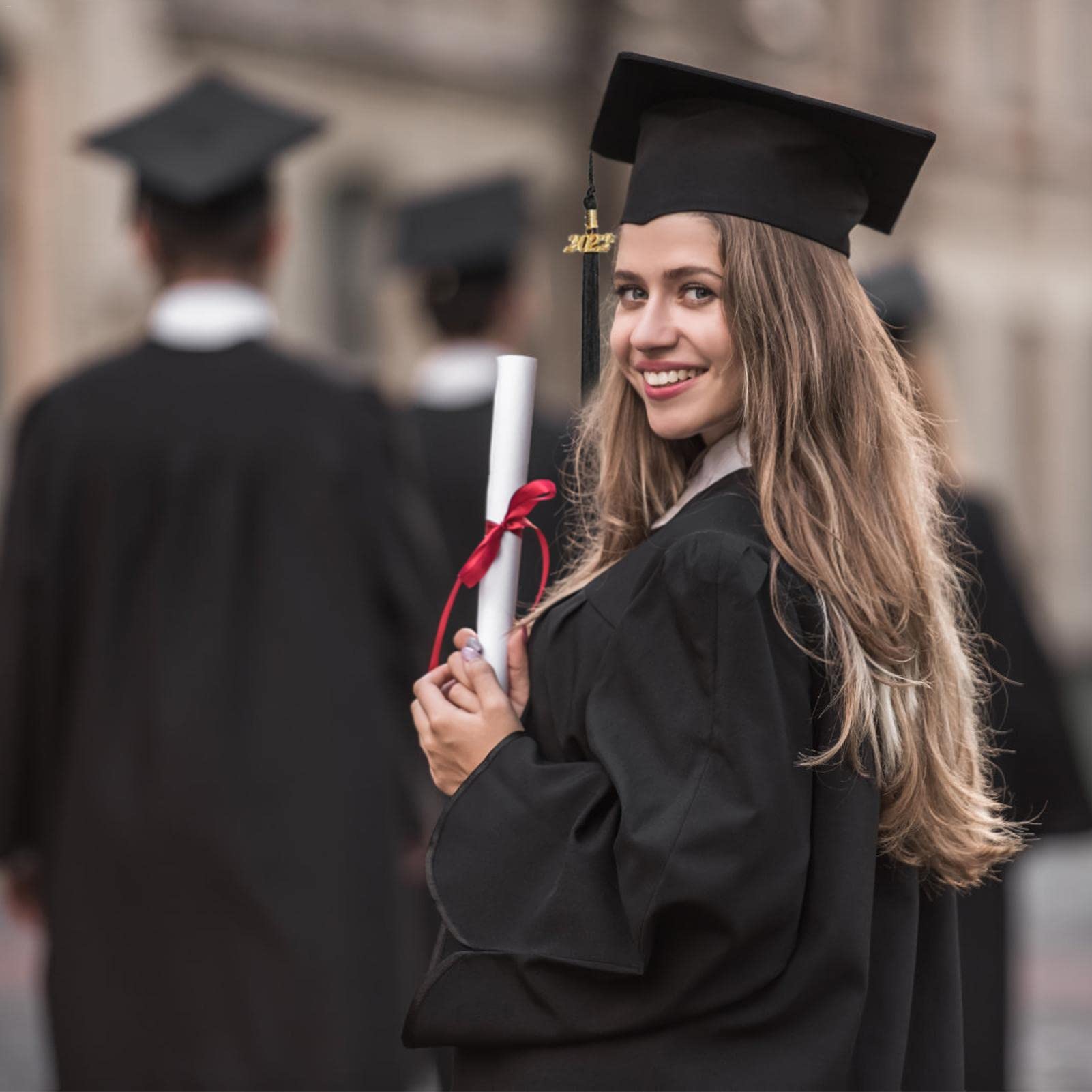 2022 Graduation Dress and Cap Tassel Unisex Academic Cap and Dress 2022  High School University Graduation Ceremony B/a : Amazon.se: Fashion