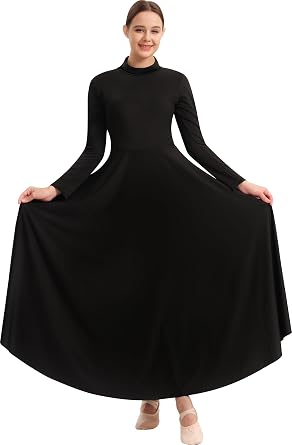 Praise Dance Dresses for Women High Neck Dancewear
