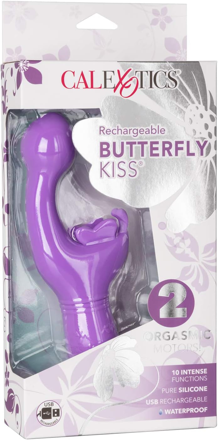 CalExotics SE-0783-15-3 Butterfly Kiss® Rechargeable Butterfly Kiss® - Purple