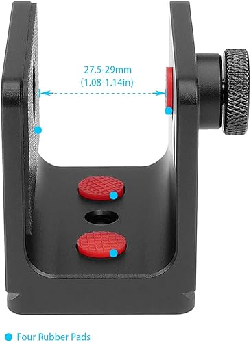 Miniatura 3 de YUEOCT Adaptador de montaje de trípode para Leica 1200 1600 2000 2400 2700 2800 3500 Rangemaster CRF Telémetro láser integrado Arca Swiss Placa de