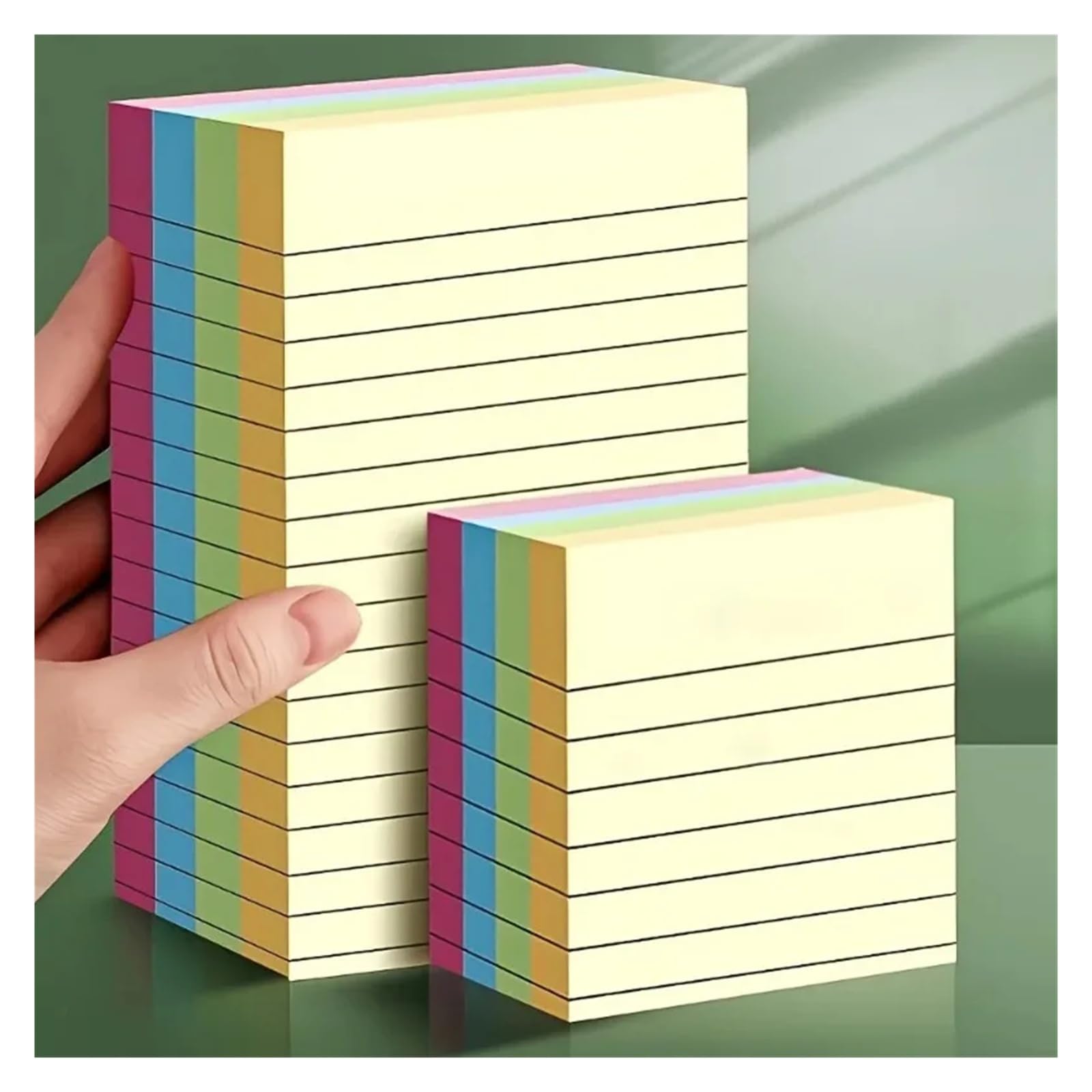 100/200 Blatt bunte Haftnotizen mit beschrifteten Registerblättern for Bürobedarf(100sheets-big)