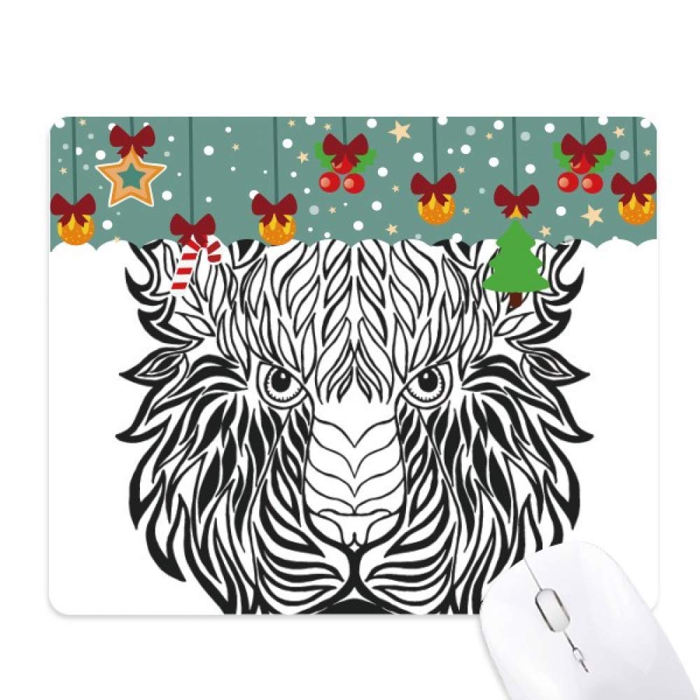 Tapis de souris lion caoutchouc dessin bureau précision fluide - 5