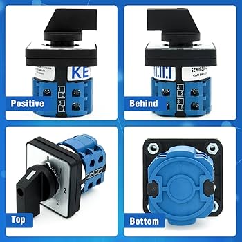 comingOver ページ Keymoo 20A Rotary Changeover Switch 660V 4 Position 2 Poles