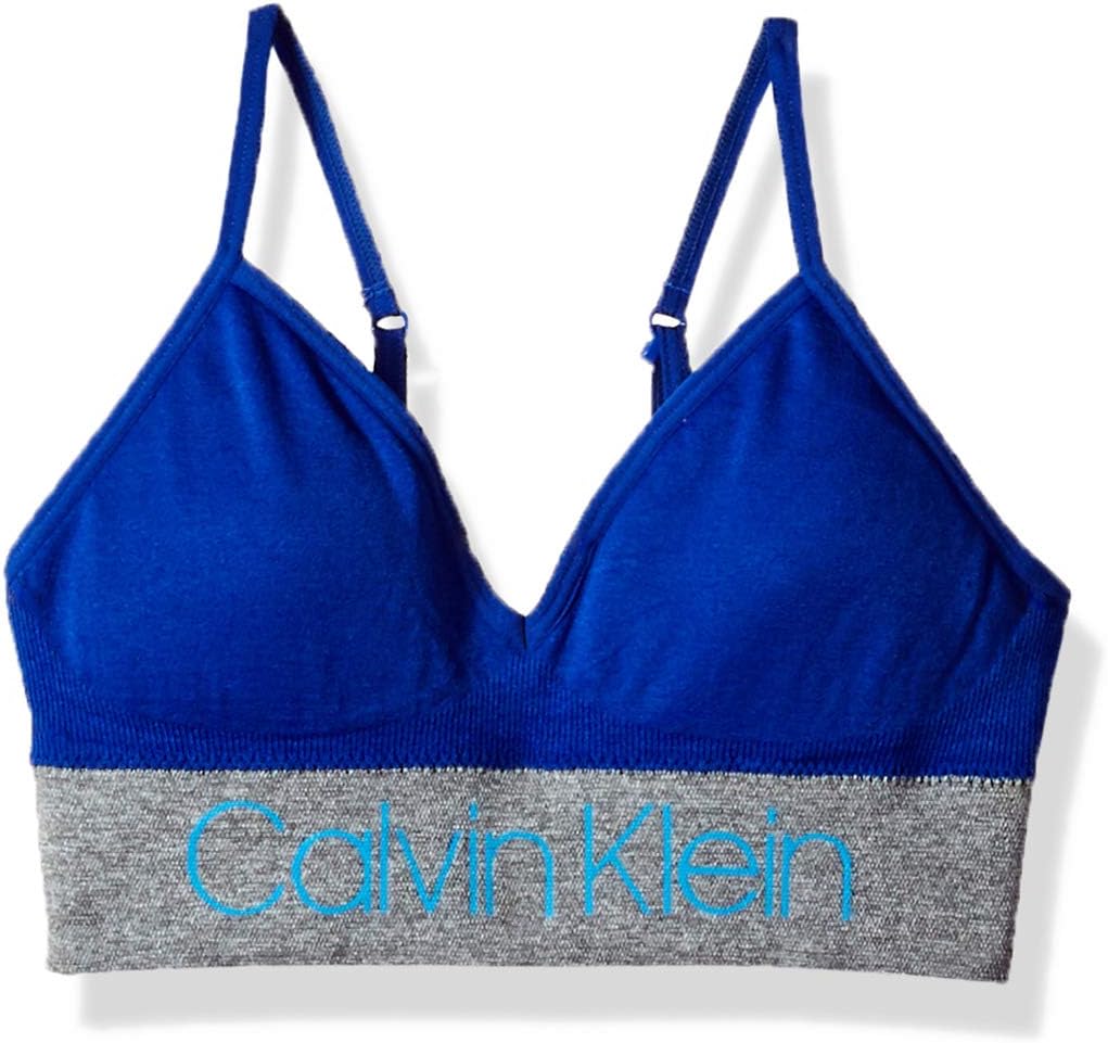 Calvin Klein Girls' Seamless Long Line Wirefree Comfort Bralette Bra