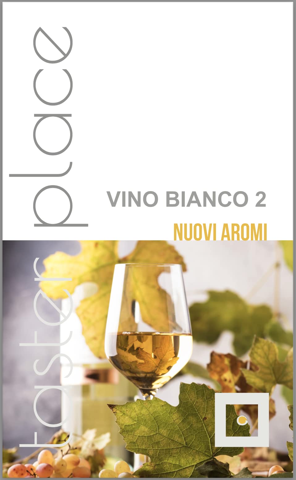 TASTERPLACE Vino Bianco2, Nuovi Aromi Italiano | Sommelier | aromi Vino Bianco | Allena l'olfatto | pubblicazione e 12 essenze
