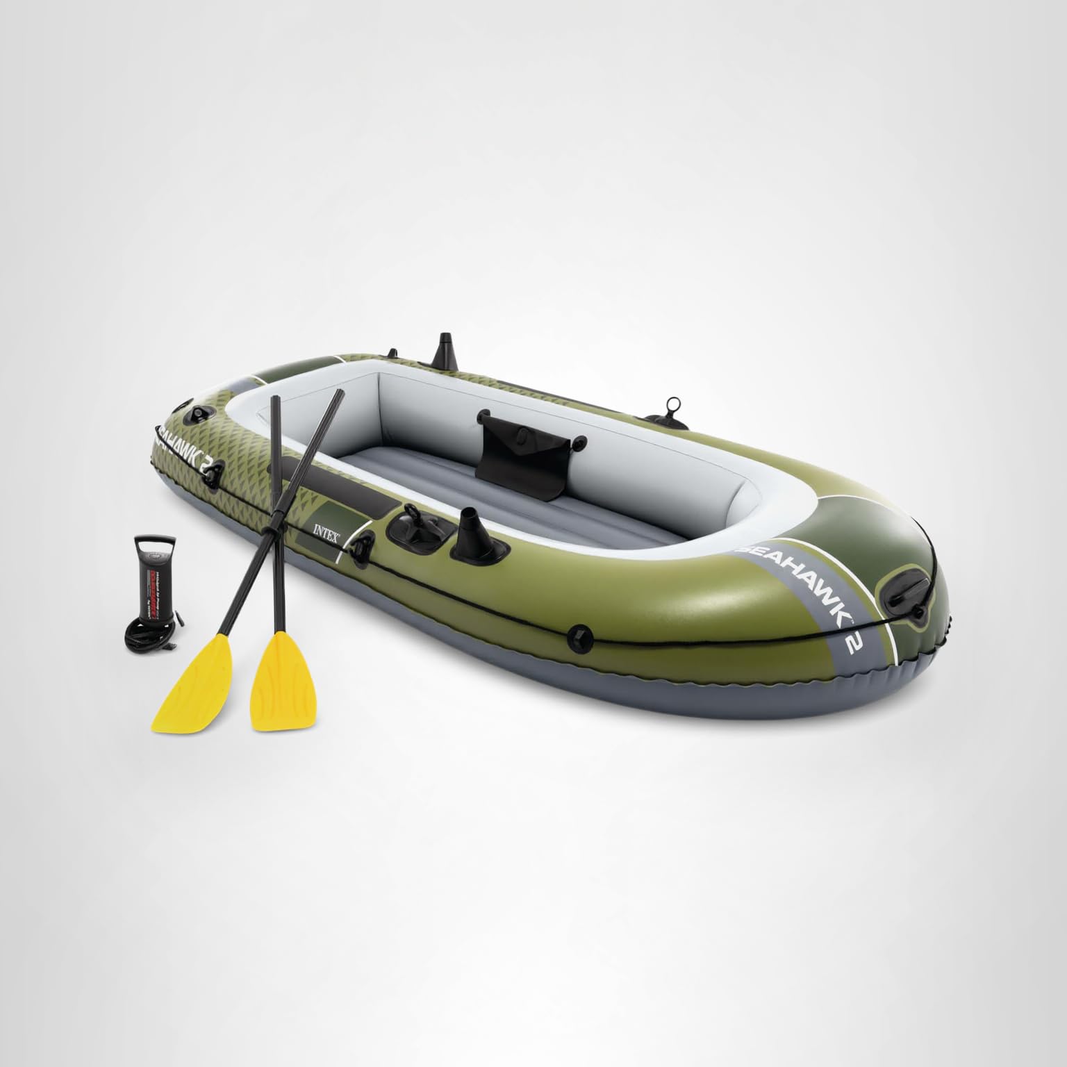 Amazon.com : INTEX 66332EP Seahawk 2 Inflatable Boat Set: Includes Amazon.com : INTEX 66332EP Seahawk 2 Inflatable Boat Set: Includes