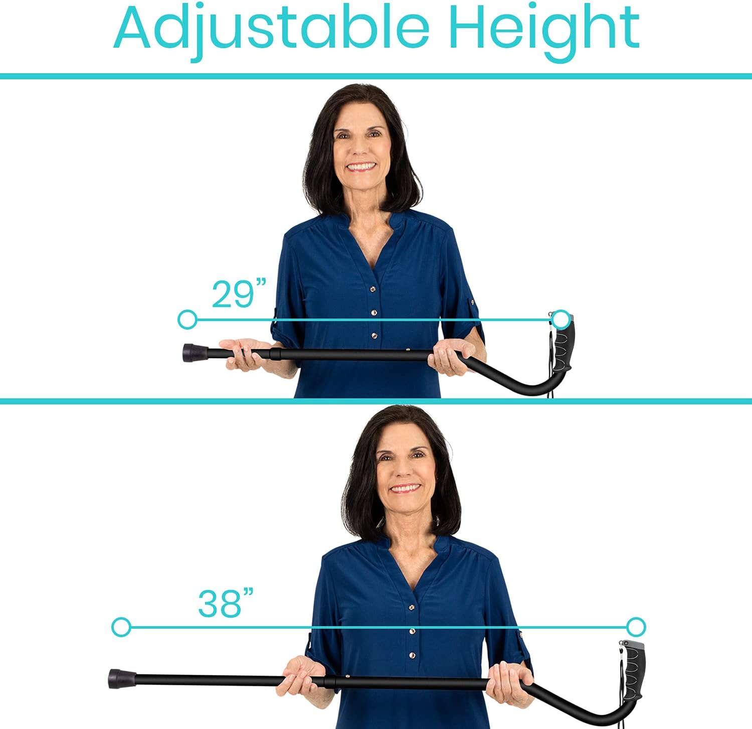 Rеvіеw Dіѕсоunt Walking Cane by Vive - Adjustable Cane for Men & Women - Sturdy Design Makes It The Ultimate Walking Aid - Slip-Proof Rubber Gives Staff Added Safety Frее Shірріng Ovеr $50 Walking Cane by Vive - Adjustable Cane for Men & Women - Sturdy Design Makes It The Ultimate Walking Aid - Slip-Proof Rubber Gives Staff Added Safety