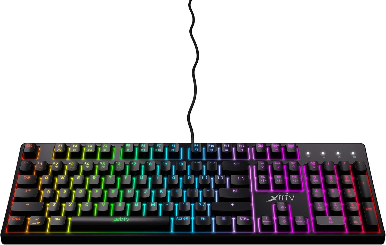 Xtrfy K4 RGB, Mechanical Gaming Keyboard with RGB, US