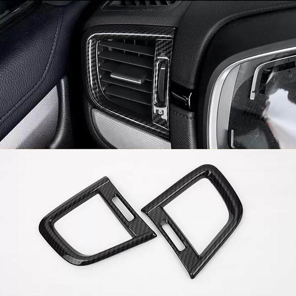 Car Accessories Fit for Honda CRV 2017 2018 2019 2020 2021 ABS（Matte Silver） Side Air Vent Trims Wind Outlet Decoration Dashboard Stickers 2PCS