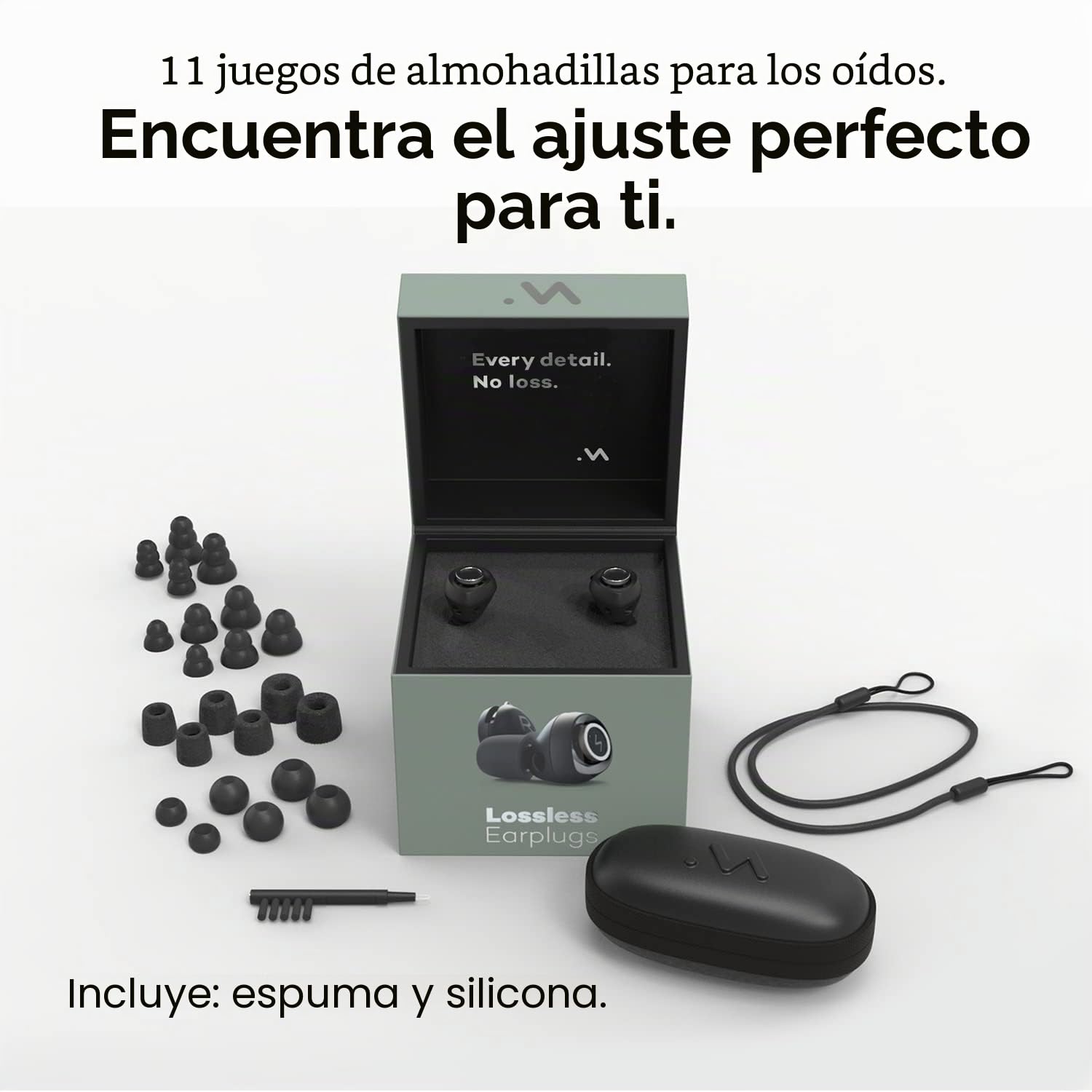 Minuendo - Tapones acústicos de alta fidelidad, protección auditiva para músicos, tapones para los oídos de atenuación de dB ajustables, fabricados en Noruega, diseño galardonado, adecuados para