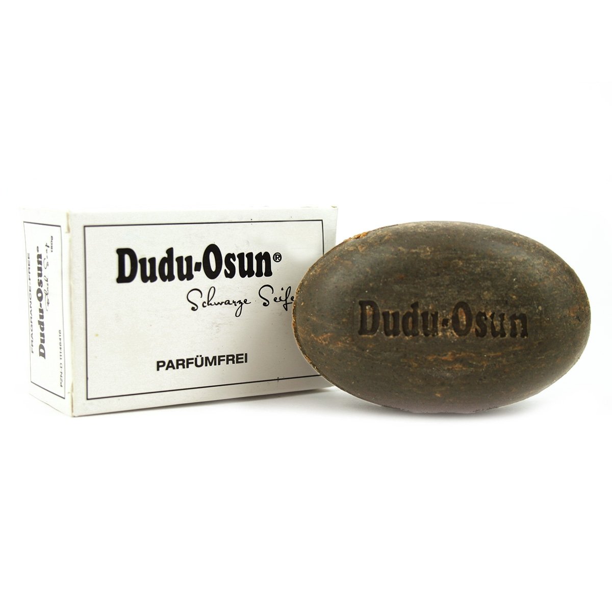 12er Pack Dudu Osun Parfümfreie Schwarze Seife aus Afrika Original Black Soap Fragrance-free 12x150g