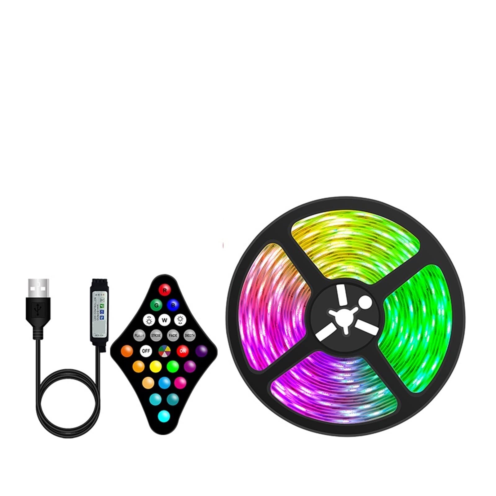 Ruban LED TV Bluetooth pour une décoration de chambre chaleureuse avec ses modes couleurs