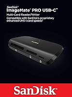 Vista 2 de SanDisk ImageMate PRO - Lector/escritor multitarjeta USB-C para tarjetas SDHC, SDXC, MicroSD, CF - Compatible con UHS-I, UHS-II, 3.0