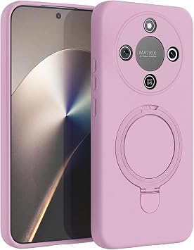 Microsonic Honor Magic 8 Lite i in K l f Aura Stant MagSafe Pembe [Honor Magic 8 Lite ile Uyumlu K l f - Pembe]
