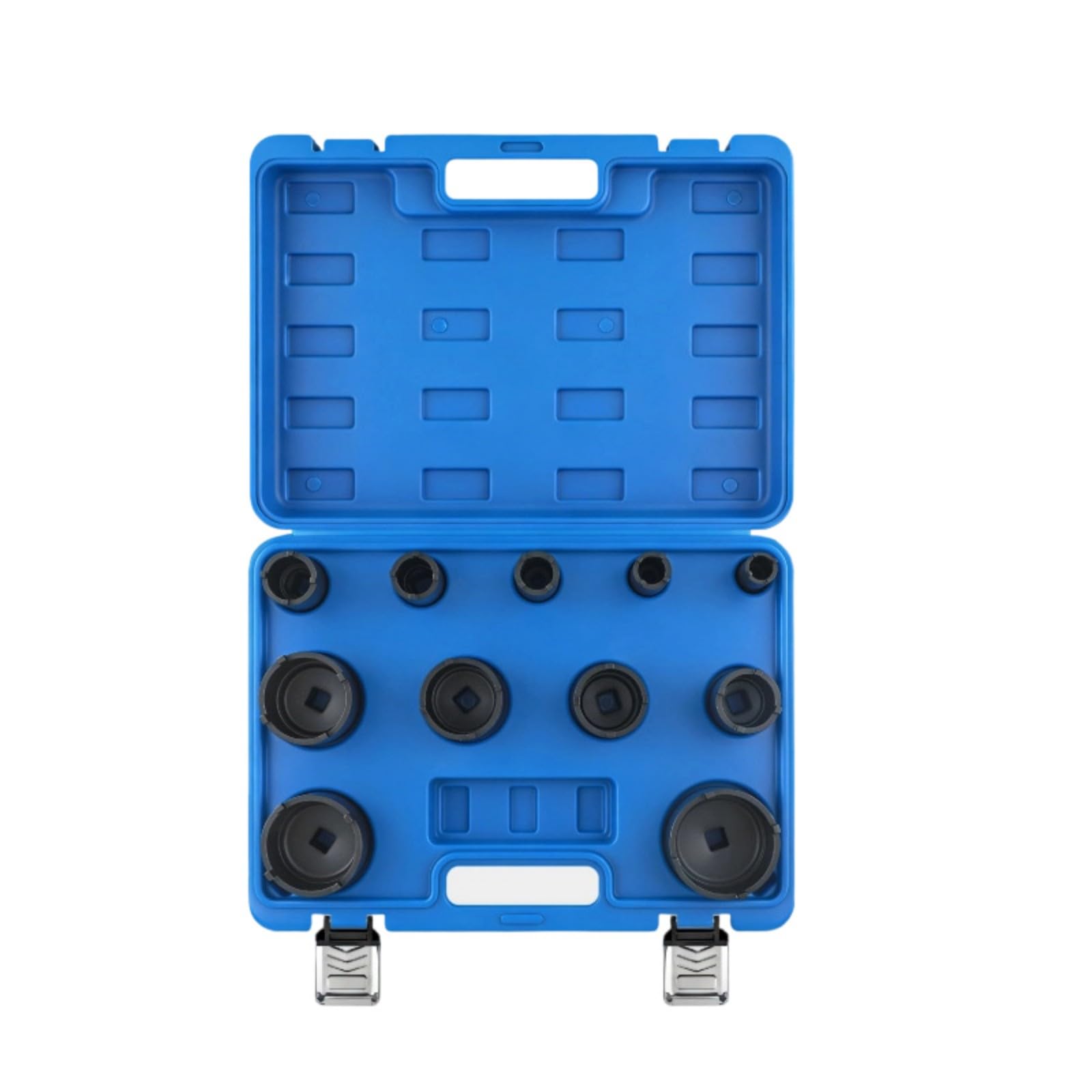 Kaccde 11 Piece Set Accuracy Machined 9 / 11Pcs Steel Nut Socket Set Technician ' S Bearing Nut Set For Heavy Duty Tasks Home Repair Equipment