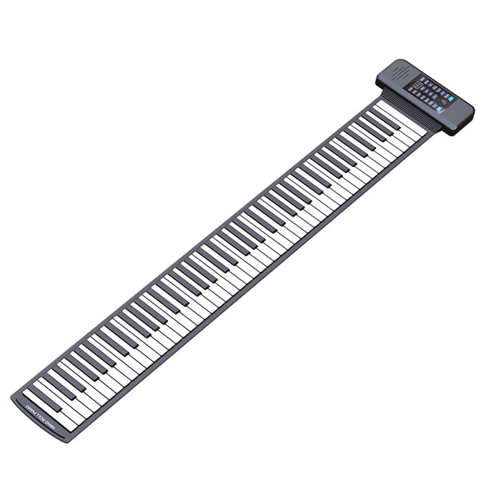 Tastiera Digitale Per Principianti Pianoforte Elettronico Pieghevole A 88 Tasti Arrotolato A Mano Con Tastiera Morbida Ispessita Strumento Portatile Per Principianti(EU)