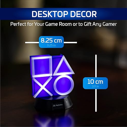 Miniatura 3 de Paladone PlayStation 5 Icon Light - Mercancía para decoración del hogar, color azul, PP7929PS