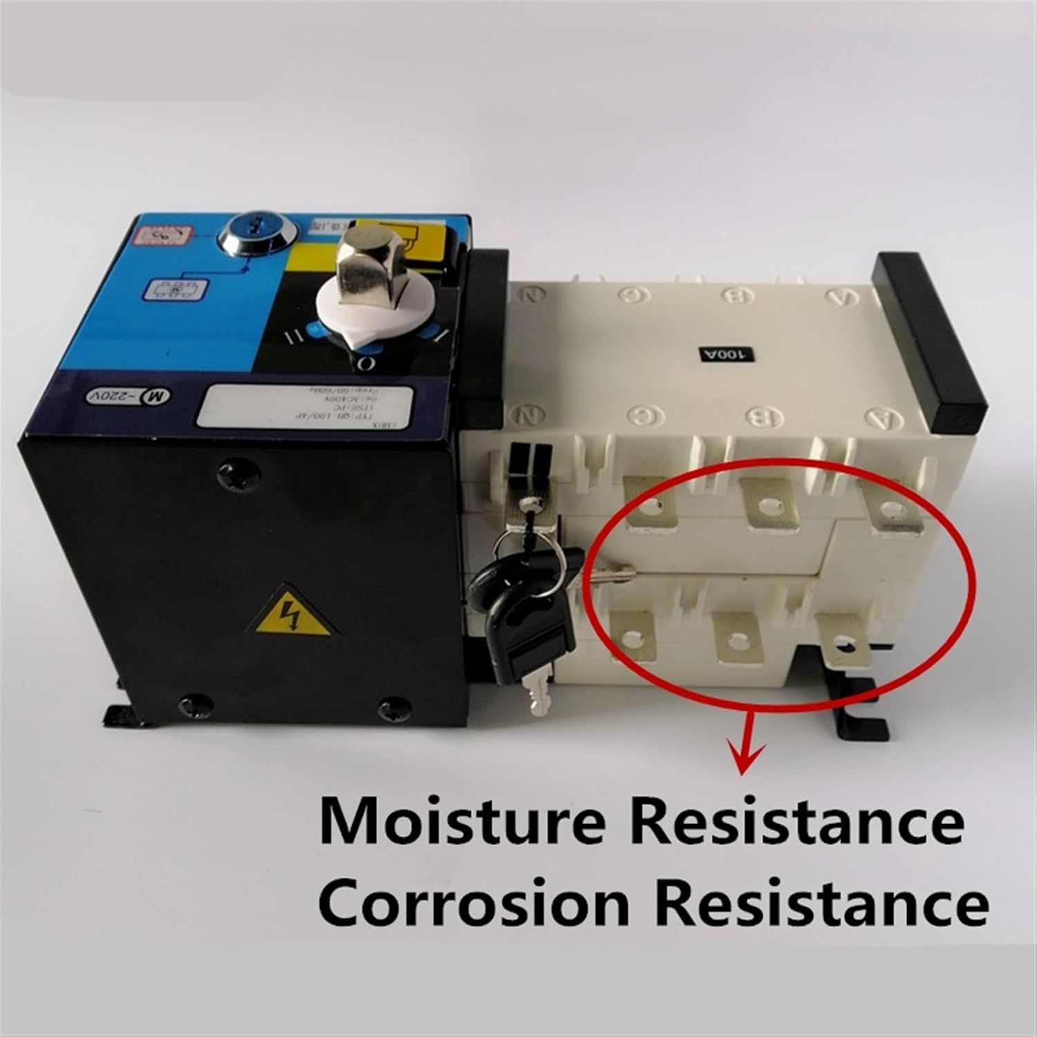 4P 100A 380V Automatic Switch Dual Power Automatic Transfer Switch 2 in 1 Out Power Automatic Transfer Switch 4P 100A