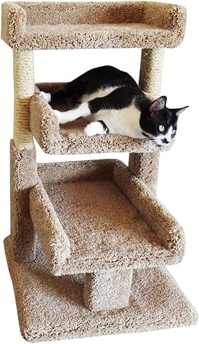 New Cat Condos café grande de gato árbol percha de ropa