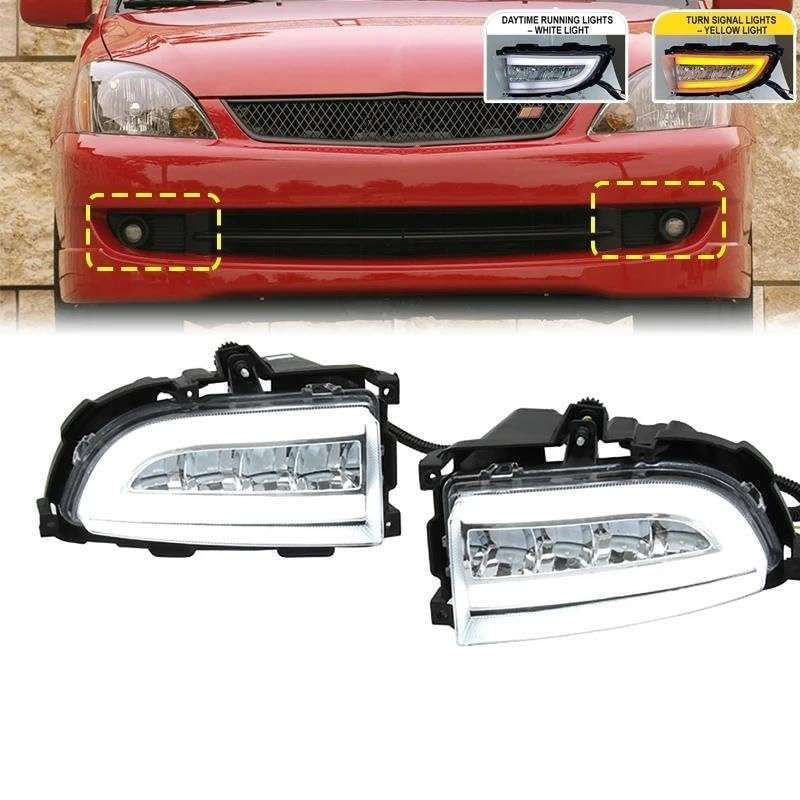 Antibrouillard LED avec clignotant ambré Lancer 04-07