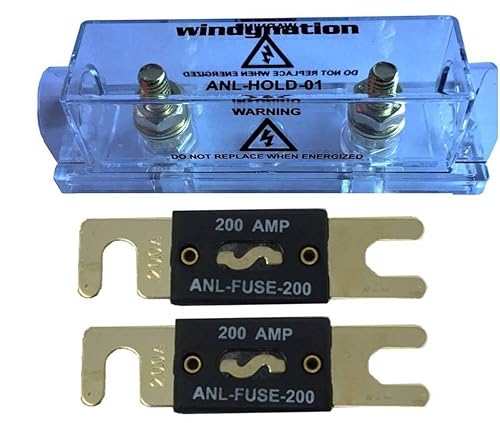 Miniatura 7 de WindyNation Soporte de fusible ANL + fusible (2 piezas 60A)