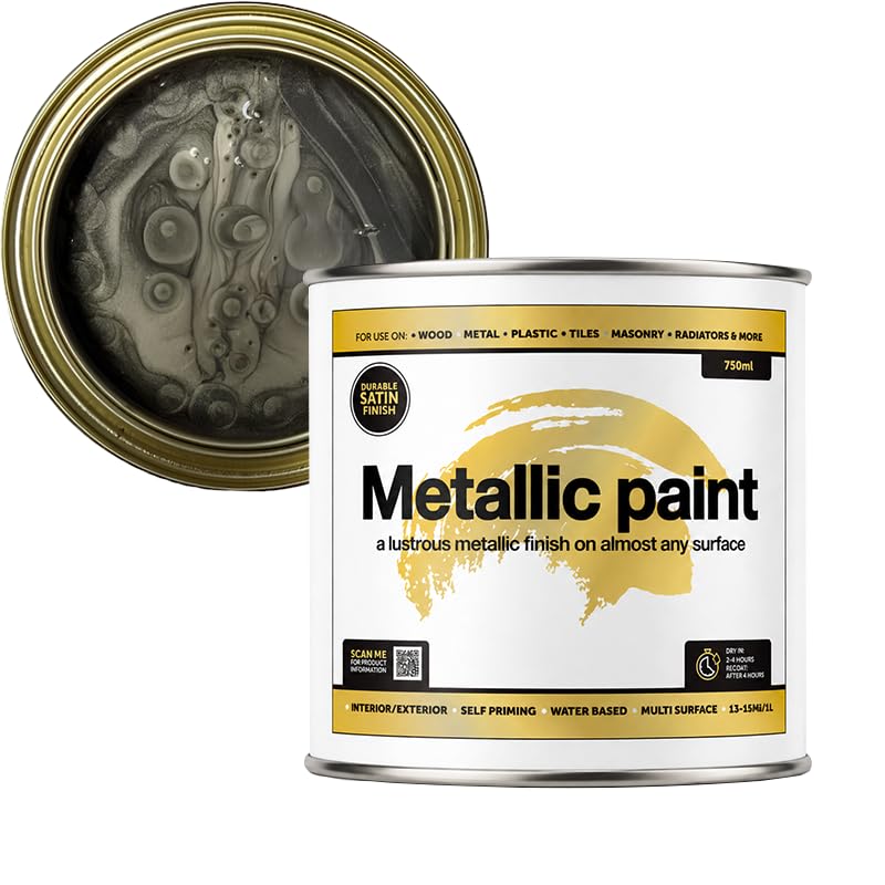 Colour Centre Metallics Paint (Olive Gold 9, 0.25 Liters)