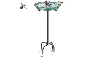 Freestanding Birdbath for the Garden and Patio Yard