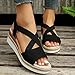 Dkieuyu Orthopedic Wedge Sandals for Women 2025 Summer Dressy Trendy Platform Casual Walking Arch Support Espadrilles Wedges