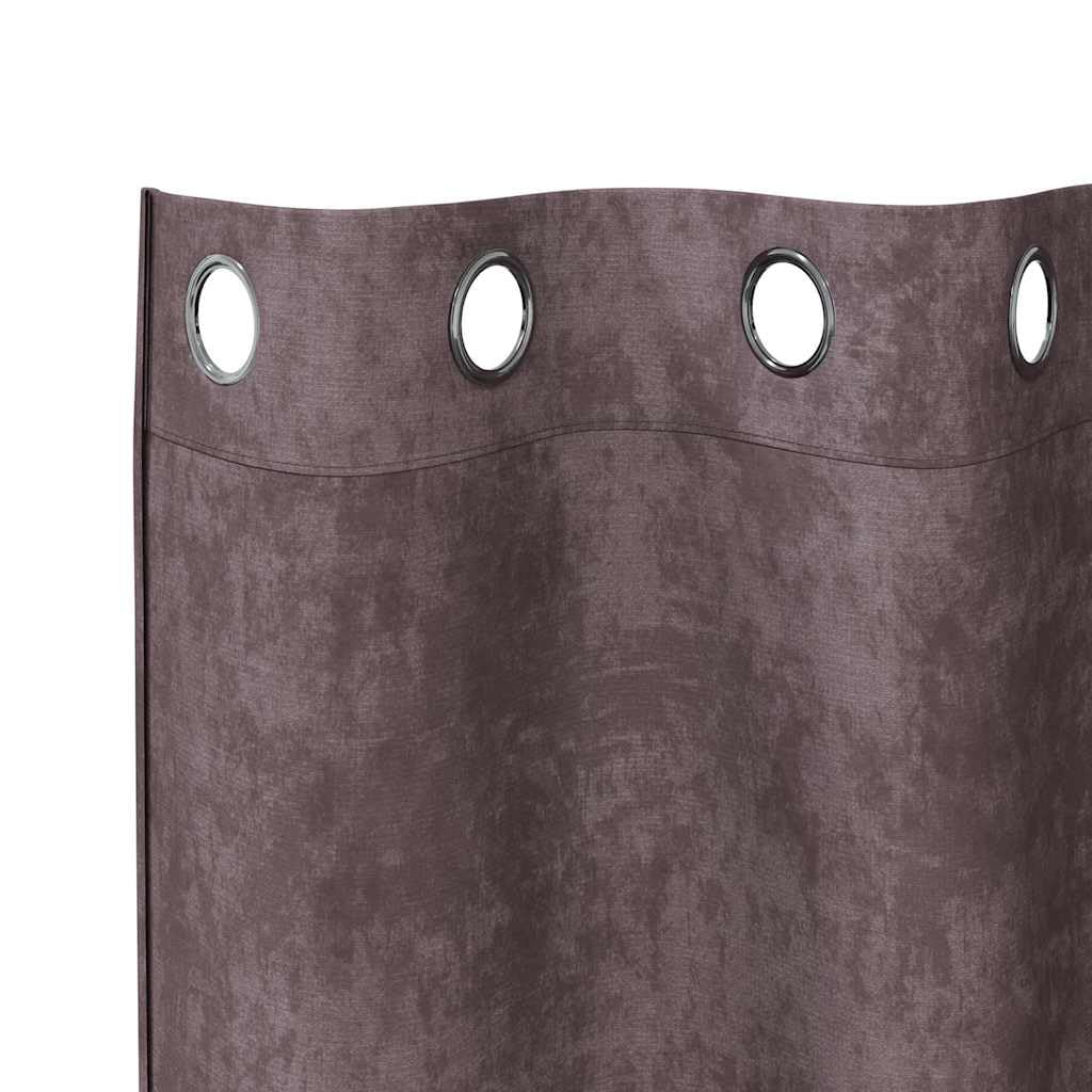 Generisch Tende oscuranti, con blocco della luce interna, in tessuto durevole, funzionamento manuale per camera da letto e soggiorno (marrone, 140 x 225 cm con cuscino)