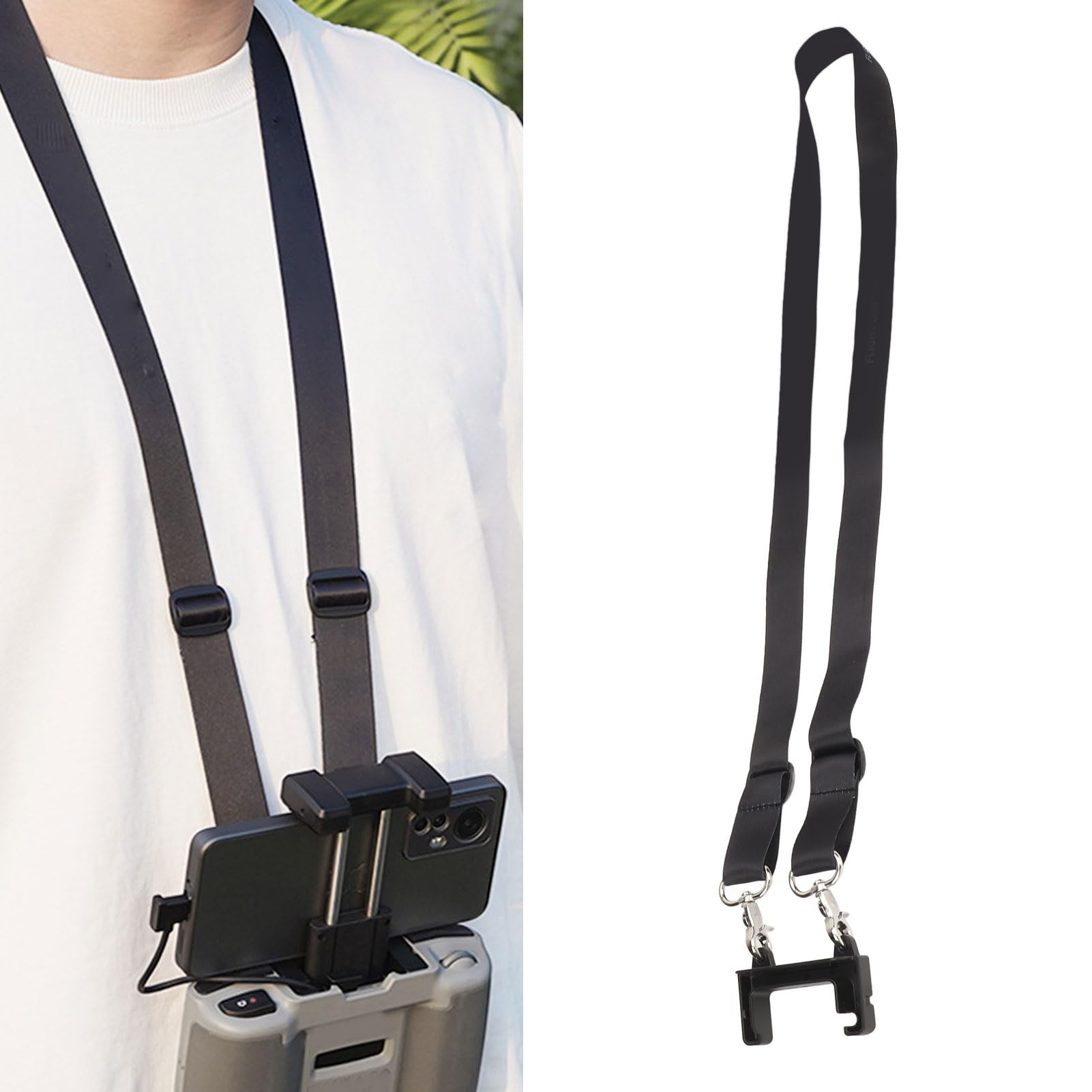 YIZISECCE Sangle Longe Nylon Réglable Pour Télécommande Drone FPV – Col De Sécurité Bleu Avec Boucle Rapide, Anti-Chute Durable