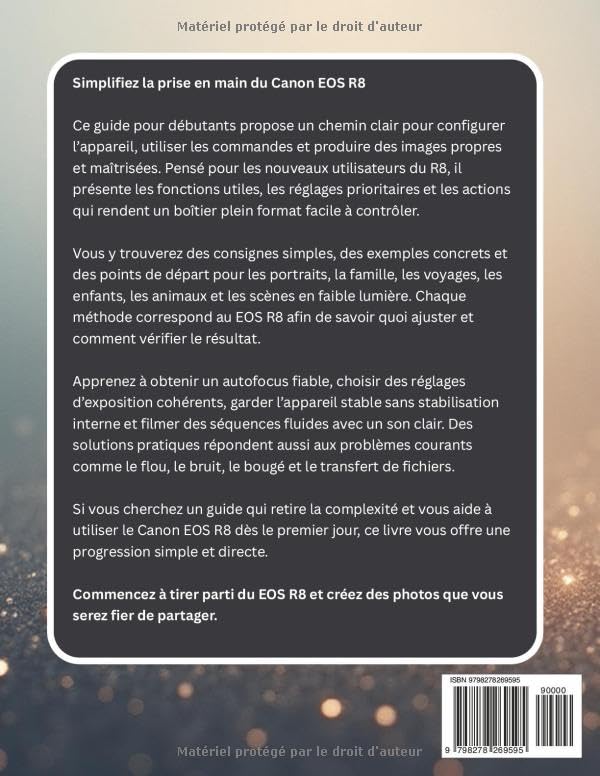 Image secondaire de Guide Pratique pour Débutants du Canon EOS R8 : Maîtrisez Votre Appareil Photo Facilement