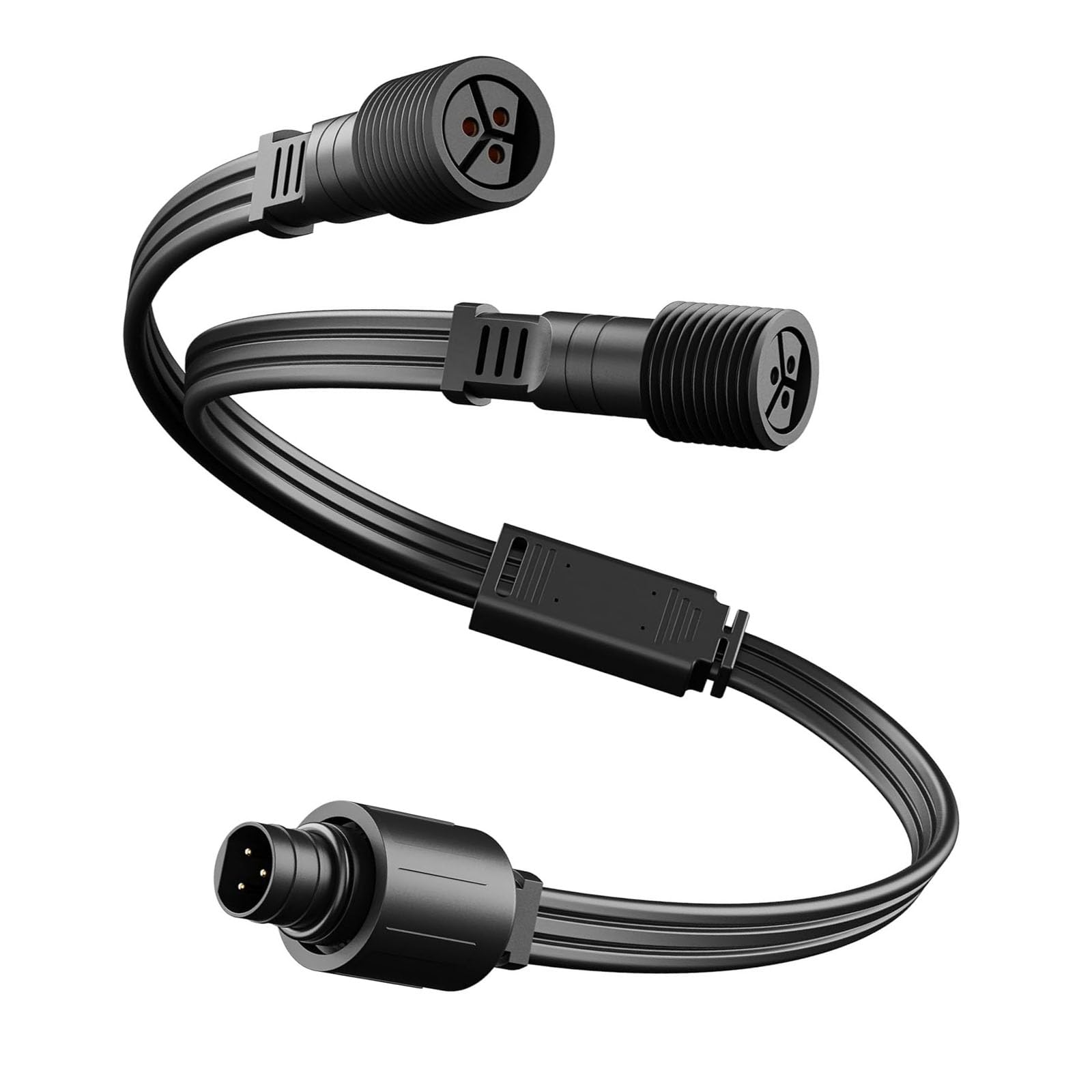 Xjdzineq Efficient Current Transmission Y Splitters for Outdoor Use Sun Protecting and Quickly Connects for Various Applications Y Shape Cable Adapter