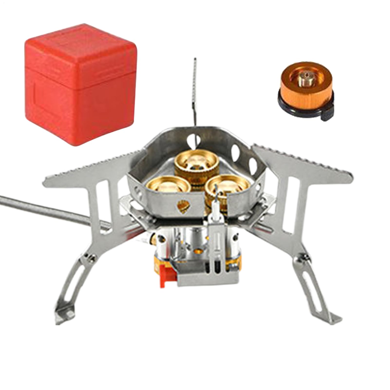 Réchaud de camping 12800W puissant et compact pour une cuisson rapide