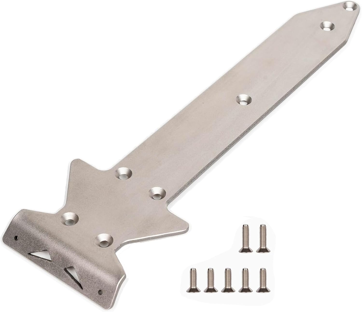 Stainless Steel Chassis Skid Guard for Arrma 6S 1/7 Talion EXB,2mm